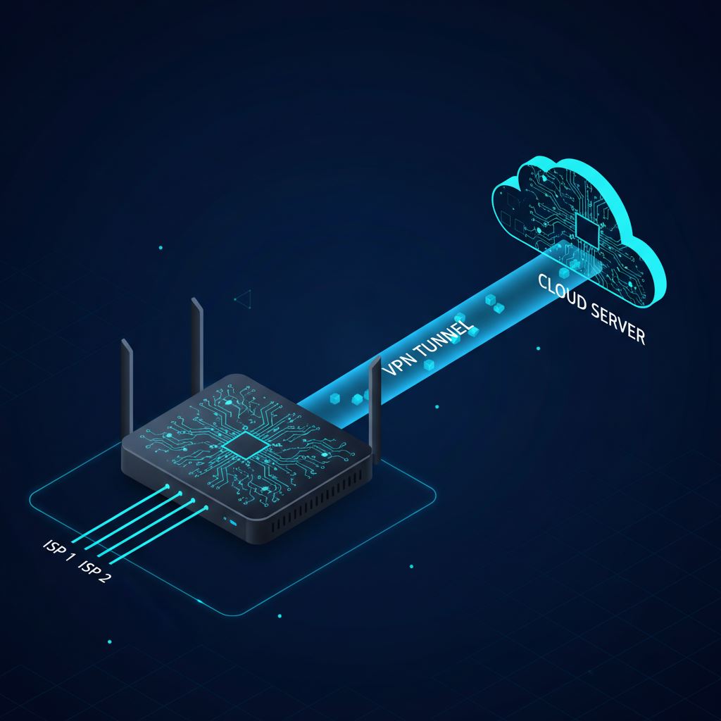 Bonded internet connection architecture with AI automation